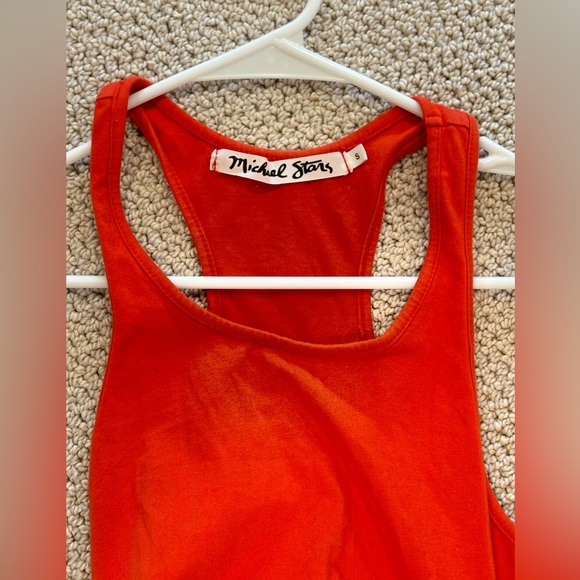 Michael Stars cinched side form fitting below the knee above the ankle dress - Picture 4 of 11